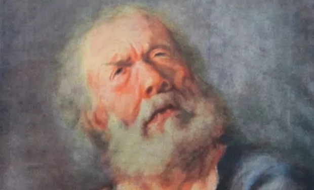 Портрет старця у Соборі Святого Юра. Робота Луки Долинського