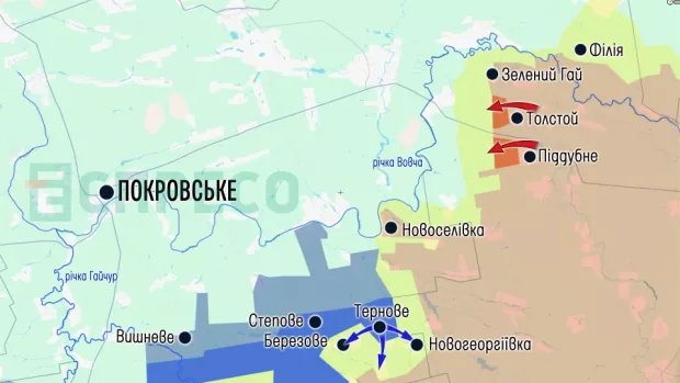 Карта бойових дій за 7-14 березня