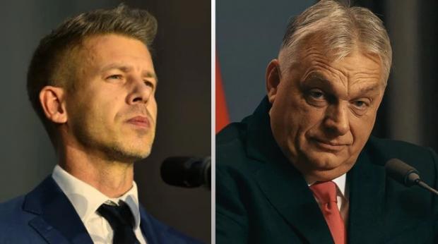 Петер Мадяр та Віктор Орбан, Колаж УП