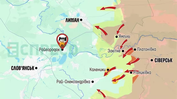 Карта бойових дій за 21-28 березня