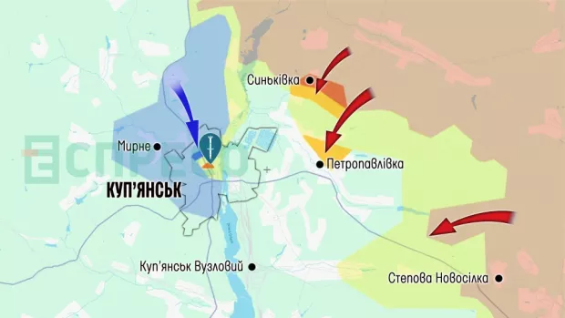 Карта бойових дій за 21-28 березня
