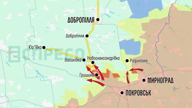 Карта бойових дій за 28 березня – 4 квітня