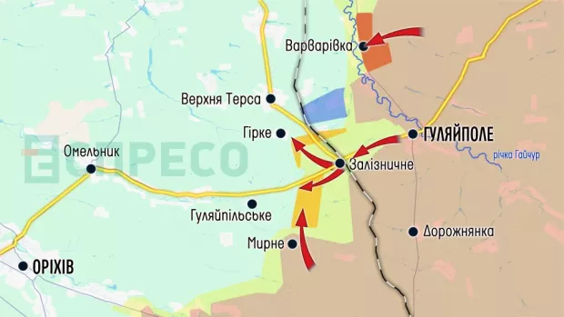 Карта бойових дій за 28 березня – 4 квітня