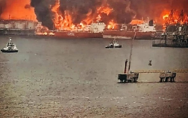 Пожежі в порту Усть-Луга