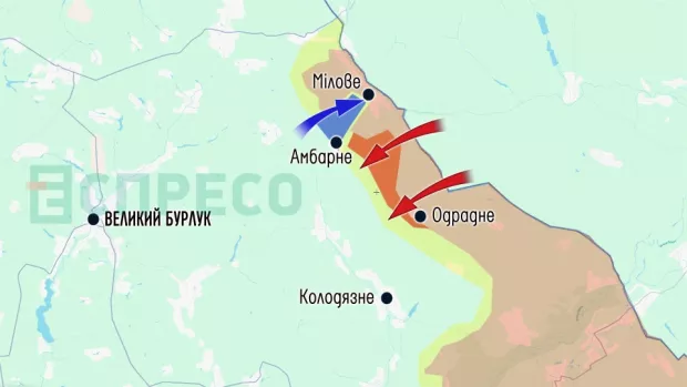 Карта бойових дій за 4-11 квітня