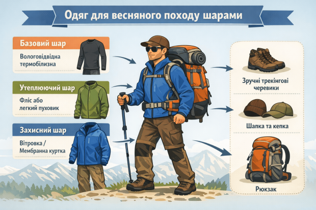 одяг для походу шарам