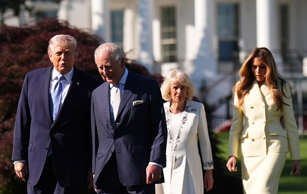 Дональд і Меланія Трампи зустріли Чарльза III та королеву Каміллу