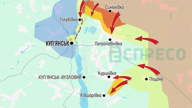 Карта бойових дій за 25 квітня – 2 травня?
