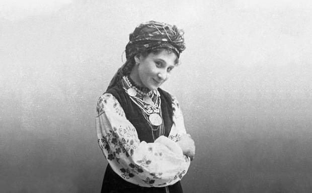 Марія Заньковецька в ролі Ївги Цвіркун в опереті Миколи Лисенка «Чорноморці». Фото: ЦДКФФА України