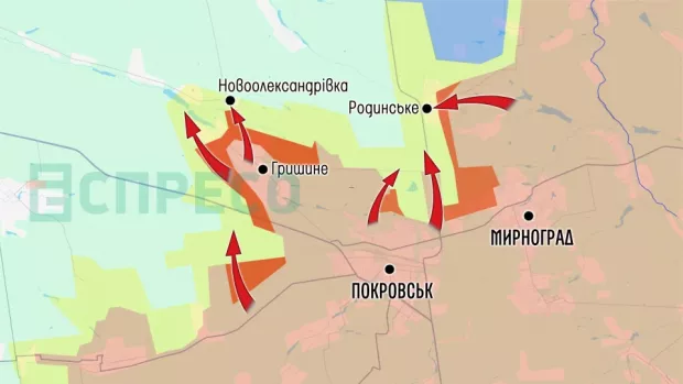 Карта бойових дій за 2-9 травня