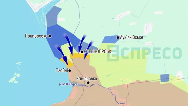Карта бойових дій за 2-9 травня