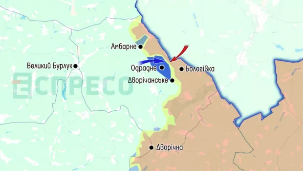 Карта бойових дій за 9-16 травня