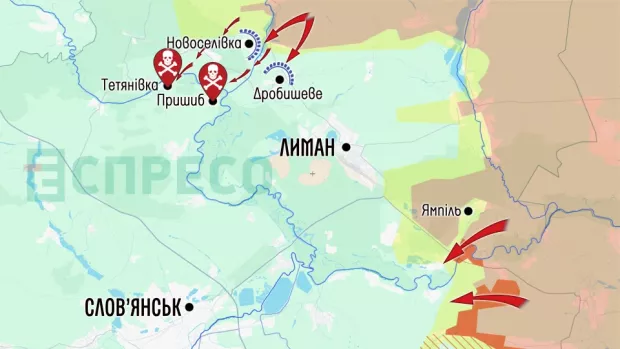Карта бойових дій за 9-16 травня