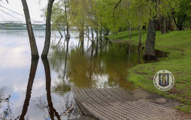 2024 року водопілля Дніпра в межах Києва було набагато бурхливішим