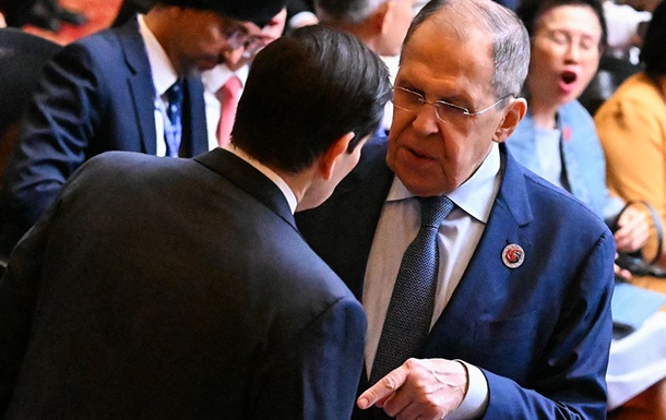 Лавров і Рубіо під час зустрічі в липні 2025 року