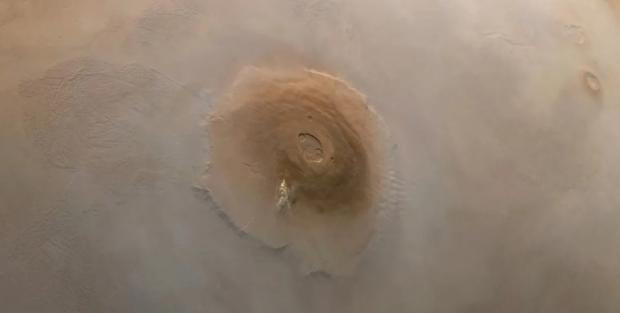Гора Олімп на Марсі. Фотографія Mars Express