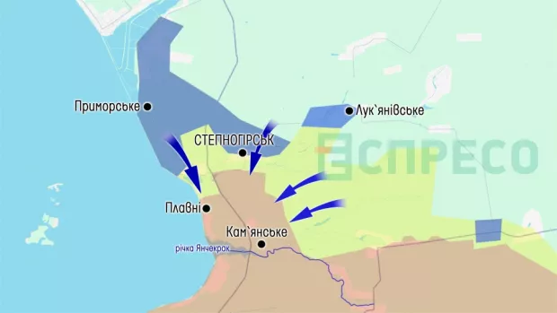 Карта бойових дій за 23-30 травня