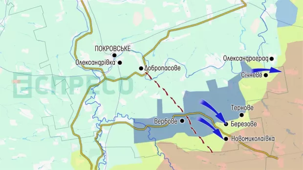Карта бойових дій за 23-30 травня