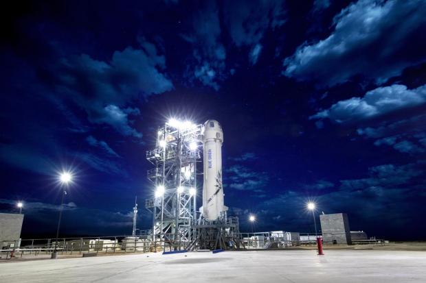 Ракета-конкурент SpaceX вибухнула під час випробувань / фото blueorigin.com