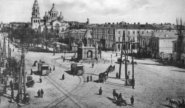 Соборна площа у Житомирі, кінець XIX століття