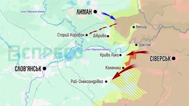 Карта бойових дій за 6-13 червня
