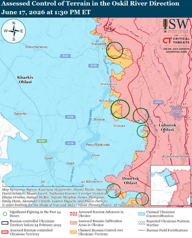 Росіяни активізувалися на прикордонні однієї з областей України, - ISW