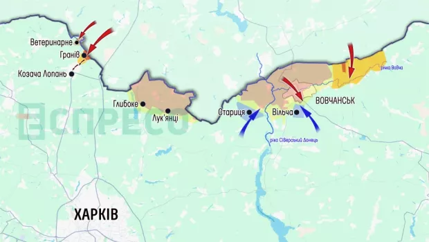 Карта бойових дій за 13-20 червня