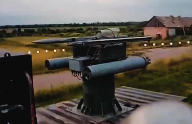 ЗРК MAAWLR в камері російського дрона. Червень 2026. Україна. Кадр з відео t.me/warriorofnorth