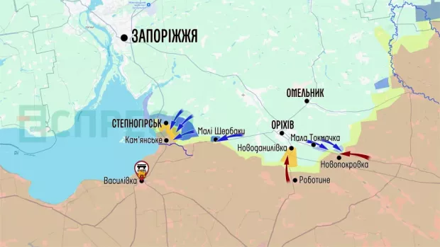 Карта бойових дій за 20-27 червня