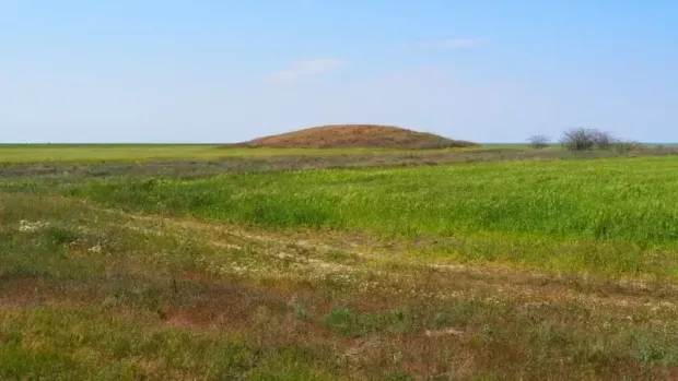 Знахідці росіяни присвоїли назву «Курган Виноградний клин 1»