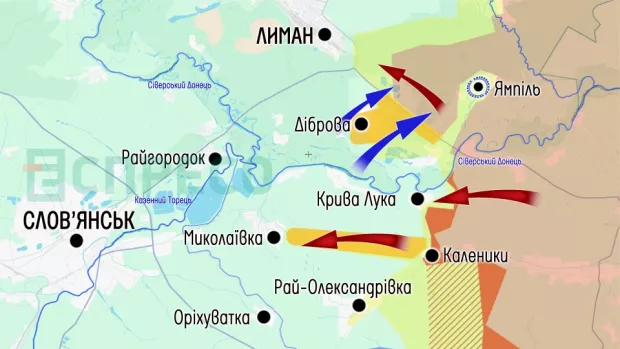 Карта бойових дій за 4-11 липня