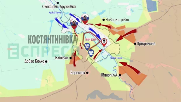 Карта бойових дій за 4-11 липня