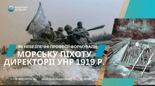 Колаж відділення рекрутингу 36-ї окремої бригади морської піхоти імені контрадмірала Михайла Білинського