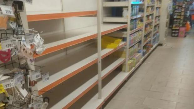 Магазин "Сільпо" після знищення складу мережі