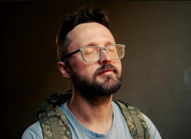 Військові у СЗЧ — втікач з тренувальго табору у Німеччині Володимир Шульгін. Фото: Die Zeit