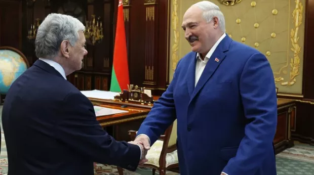 Джон Коул і Олександр Лукашенко. Фото: пресслужба Президента Білорусі