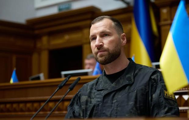 Євгеній Хмара у Верховній Раді під час голосування за його призначення.