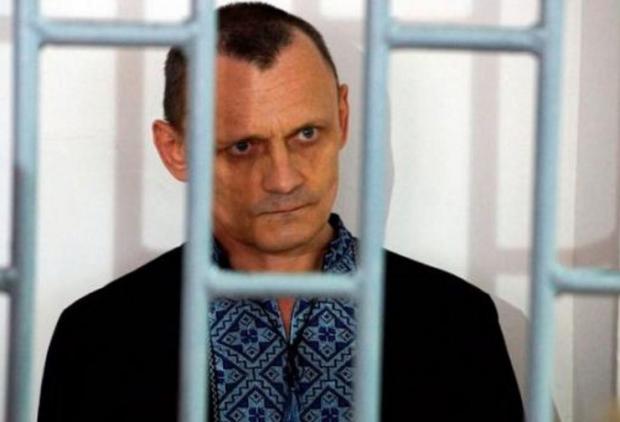 Микола Карпюк під час суду у РФ