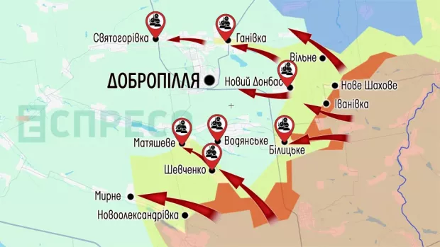 Карта бойових дій