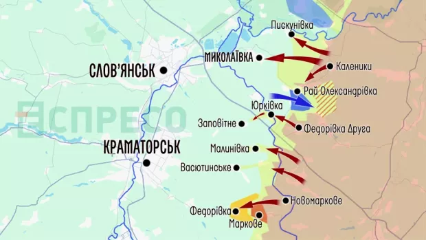 Карта бойових дій