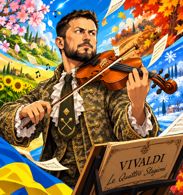 Андрій Білецький наголошує, що у Вівальді є композиція на кожен сезон року