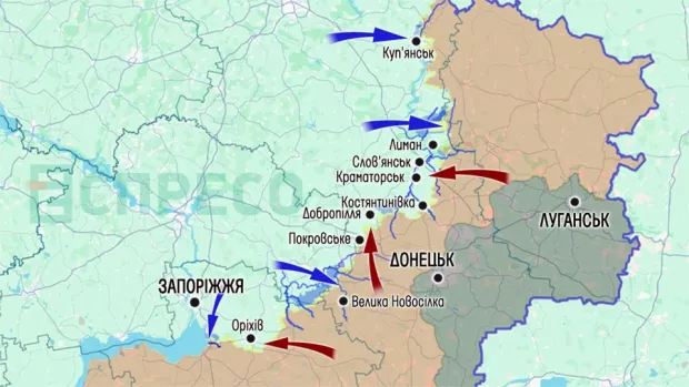 Карта бойових дій