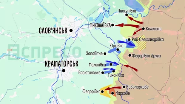 Карта бойових дій