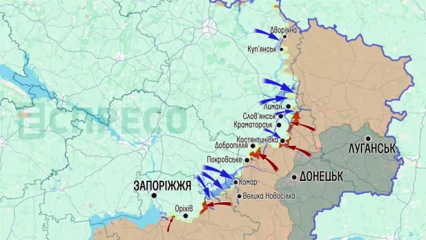 Карта бойових дій
