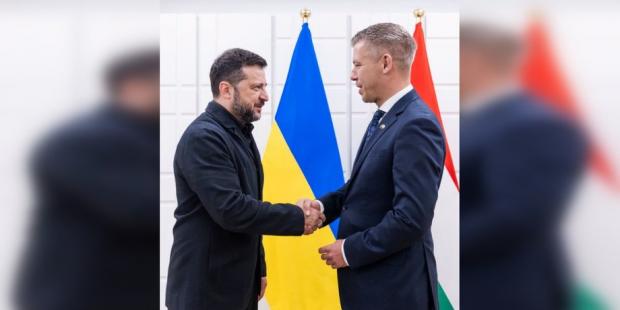 Зеленський та Петер Мадяр зустрілись у Брюселі 16 жовтня