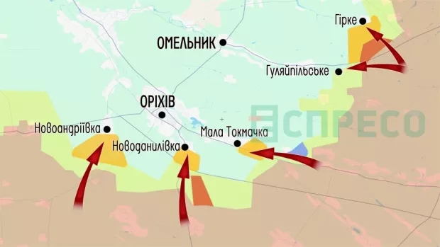 Карта бойових дій