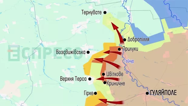 Карта бойових дій